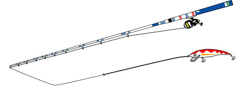 ルアー仕掛け例
