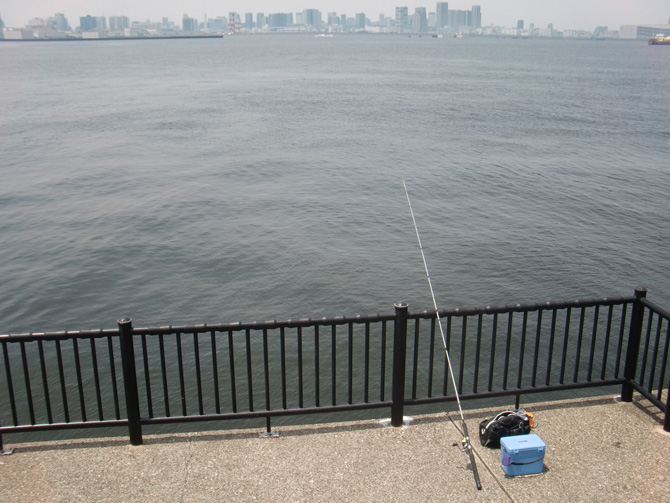 投げてアタリを待つの図