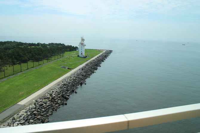 ゲートブリッジから若洲南端ゴロタ