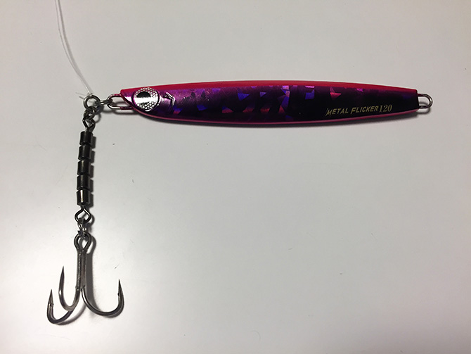 ジグとフックのセッティング