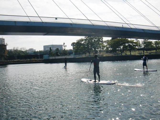 SUP 辰巳桜橋
