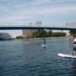SUP(サップ)始めました。江東区の運河に浮かんでるだけで、なぜ楽しい!? +後日のひとりサップ