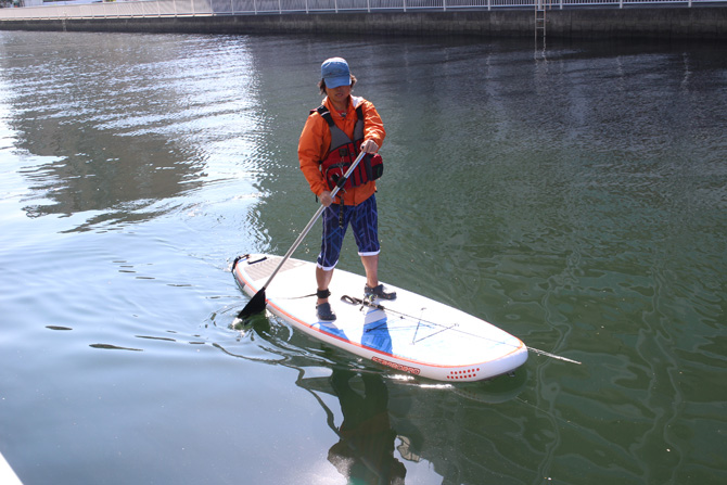 SUP漕ぎ出し
