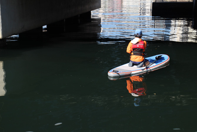 SUPニースタンド状態