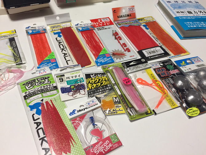 タイラバ仕掛け素材