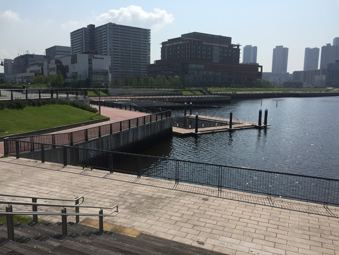 豊洲五丁目スロープ、豊洲ぐるり公園乗船場