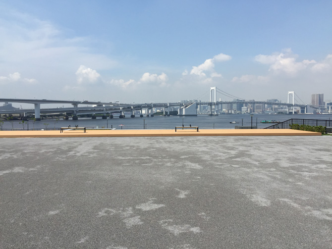 豊洲ぐるり公園からの眺め