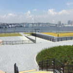 豊洲ぐるり公園一部開園。初日とりあえず見て回ってきた。