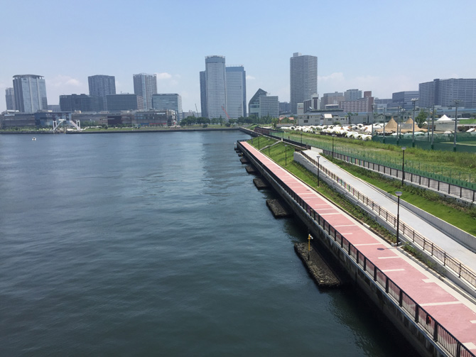 晴海大橋から