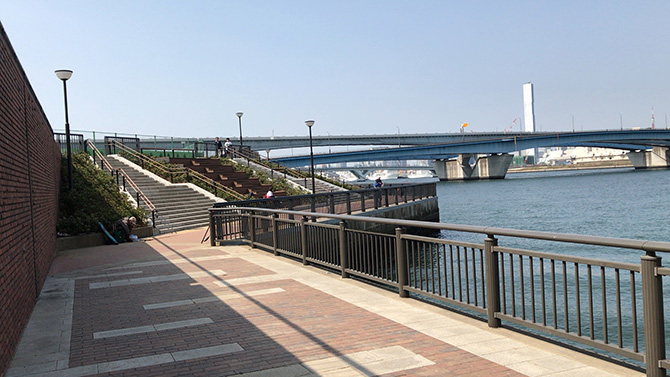 S字カーブのところ