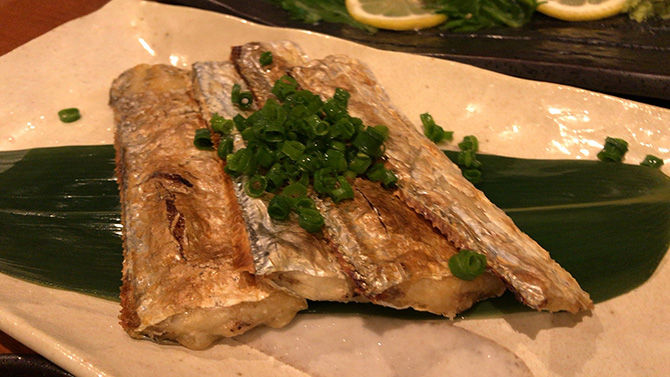 タチウオ塩焼き