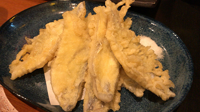 タチウオの天ぷら