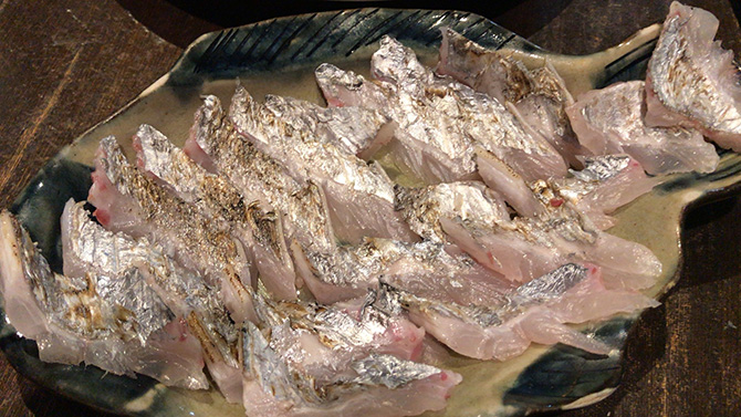 タチウオの炙り