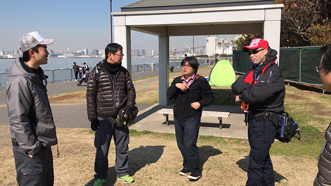 ゴミ拾いイベント参加者