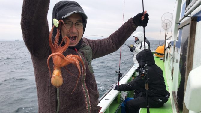 エビでタコを釣る01