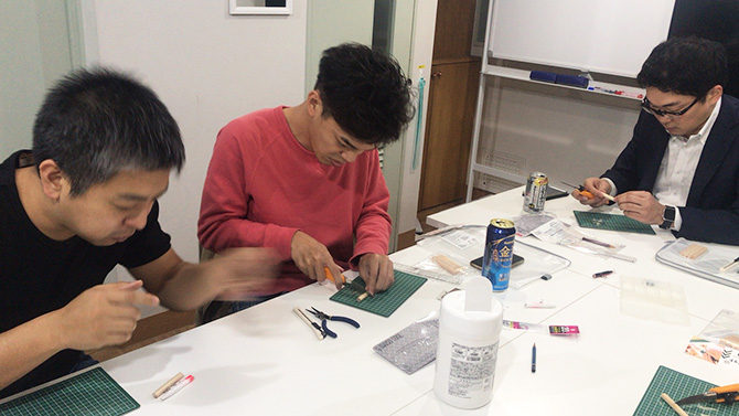 ルアー作り開始