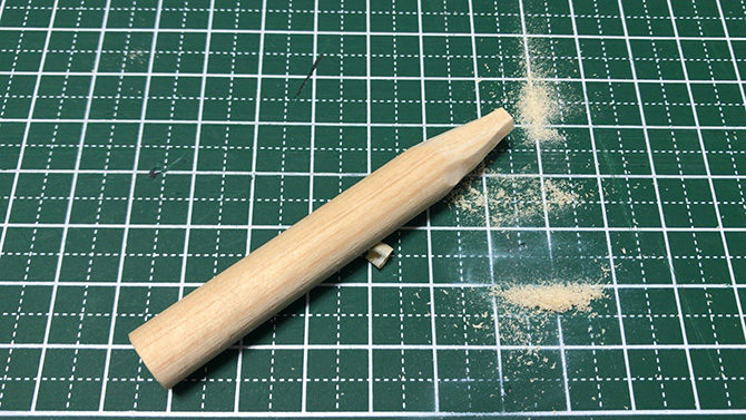 尻尾削った状態