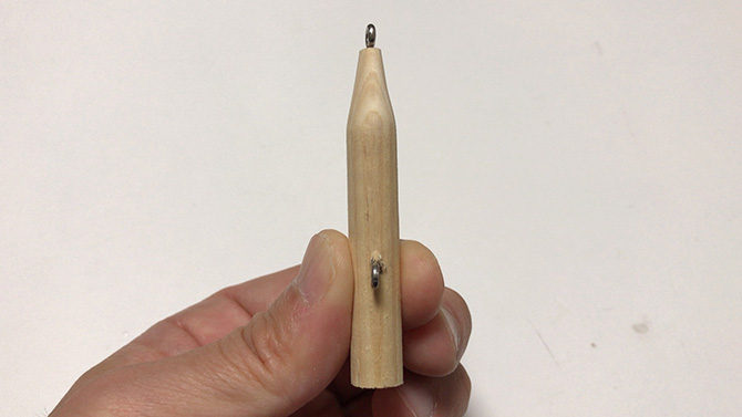 ベリー部ヒートンねじ込み完了