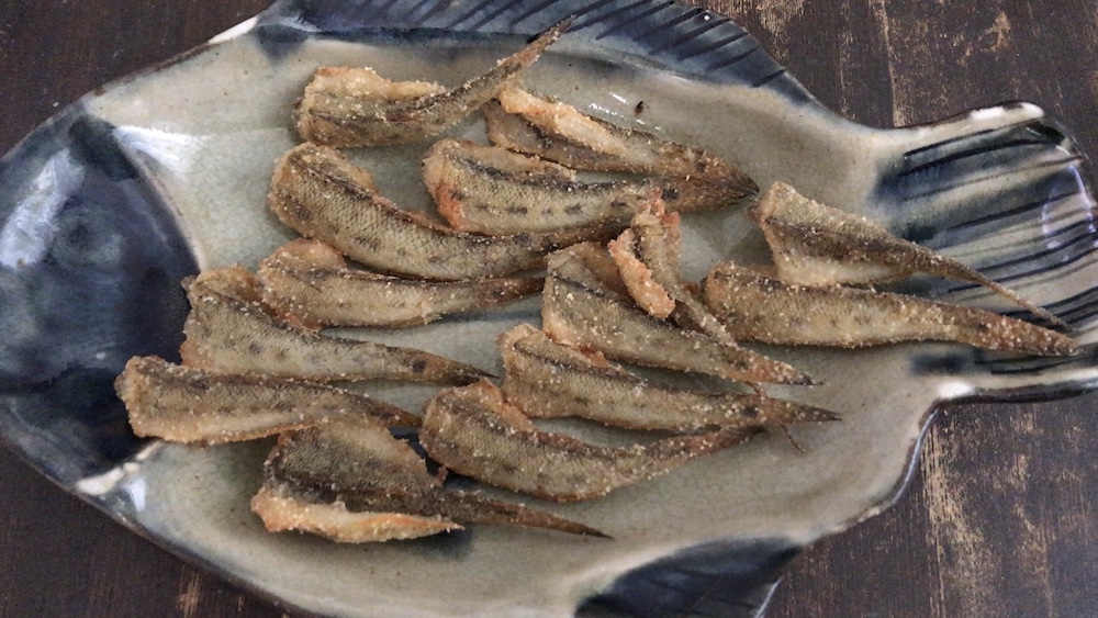 ハゼの唐揚げ