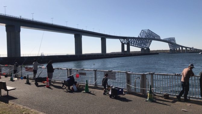 若洲海浜公園海釣り施設2020年11月21日(土)6:00再開と周辺のゴミ拾い