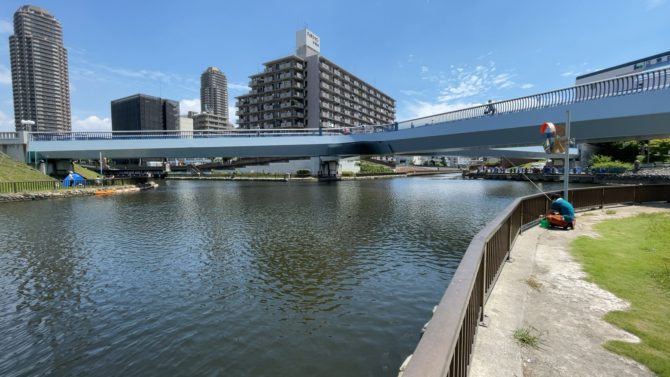 江東区運河のハゼ釣り、エサはベビーホタテ、ミャク釣りウキ釣り動画アリ