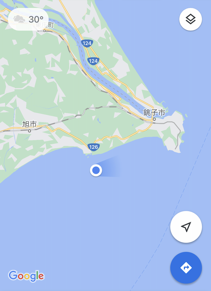 だいたいこの辺りからスタート