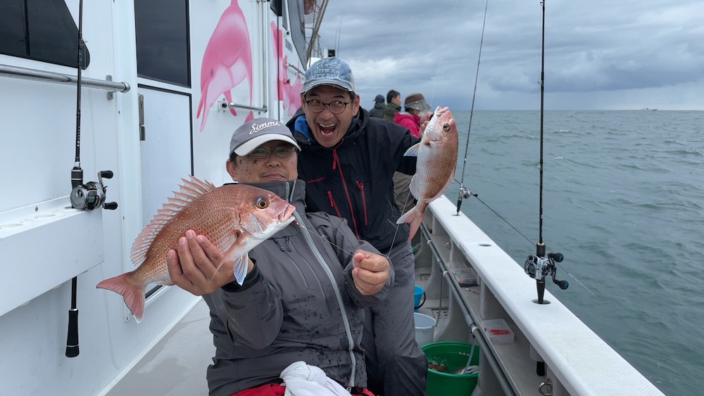 テンヤマダイダブルヒット