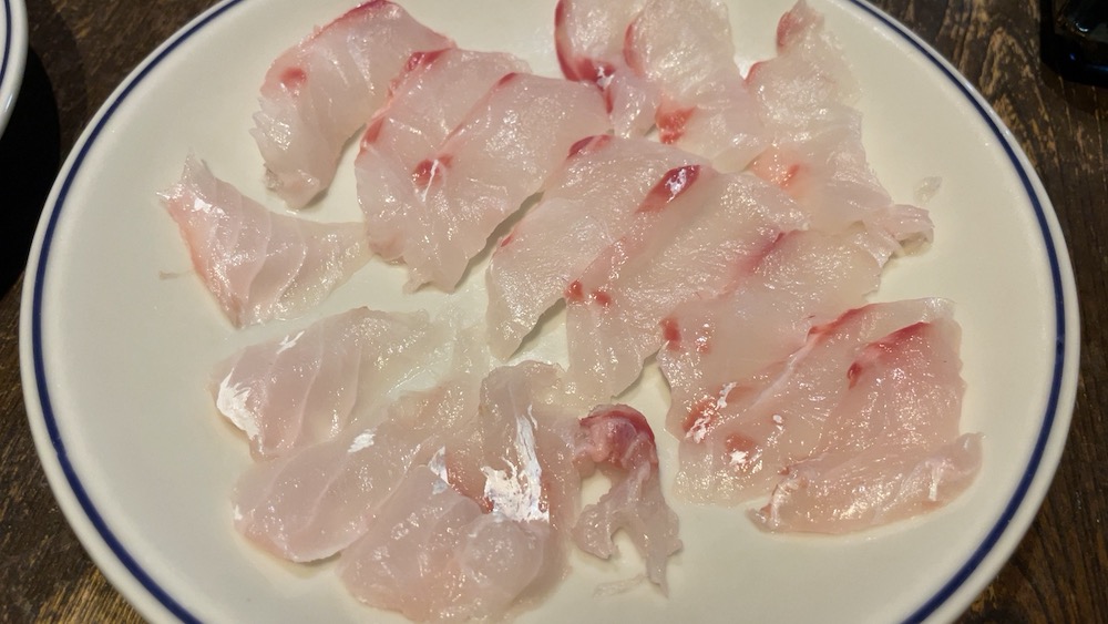 マダイのお刺身