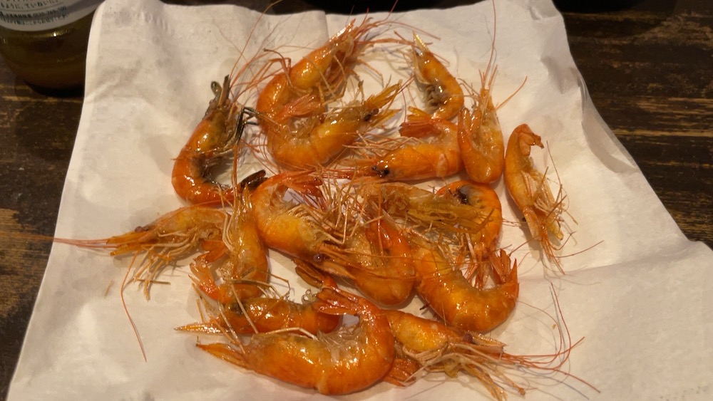 テナガエビの素揚げ