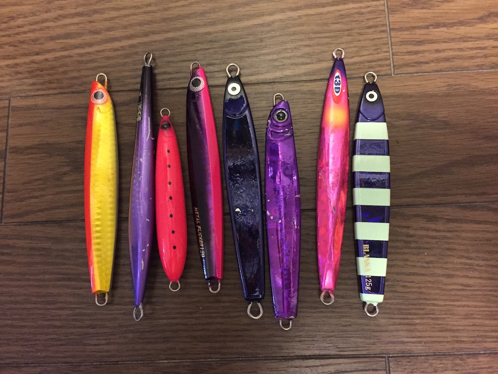 よく使う鉛製のジグ