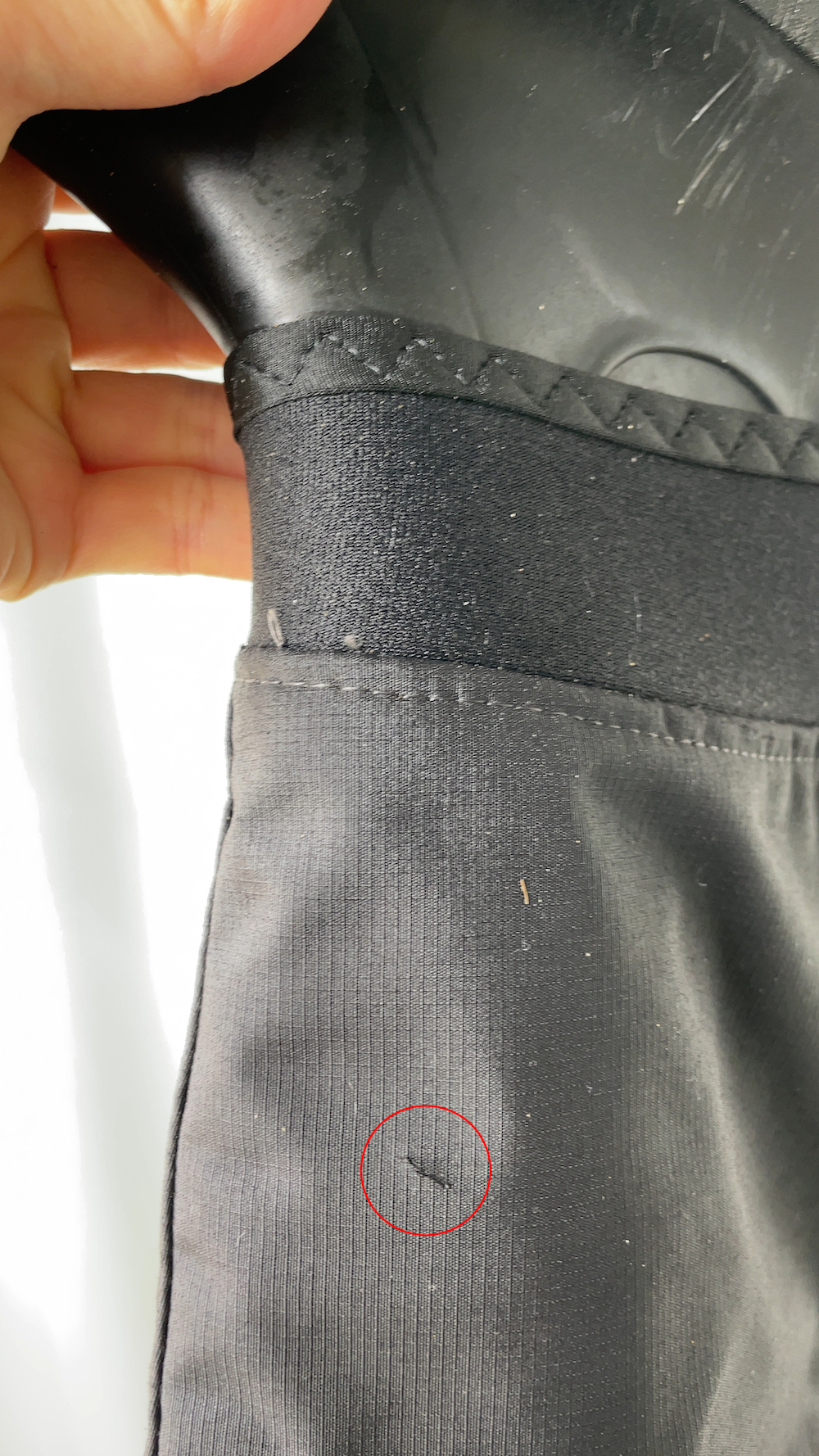 エイに刺された位置