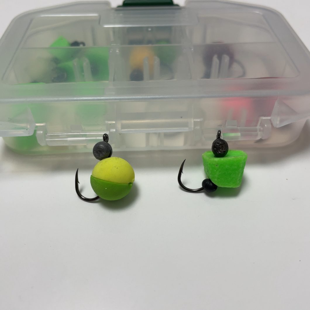 疑似餌の付け方