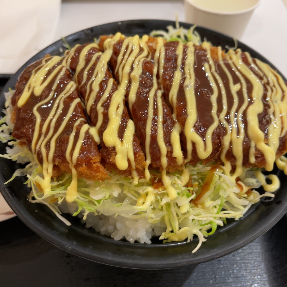 山梨方面のソースカツ丼